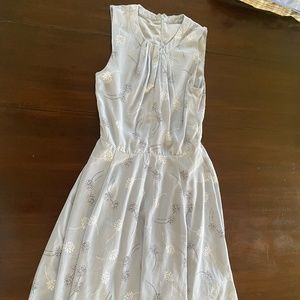 Light Blue A-Line Macy's Dress